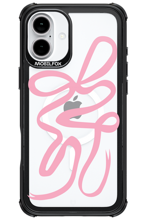 Pink Bow - Apple iPhone 16 Plus