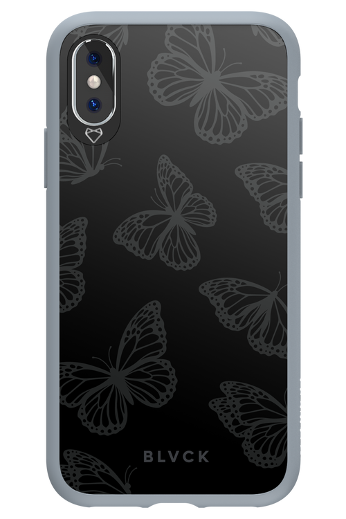 Black Butterflies - Apple iPhone XS