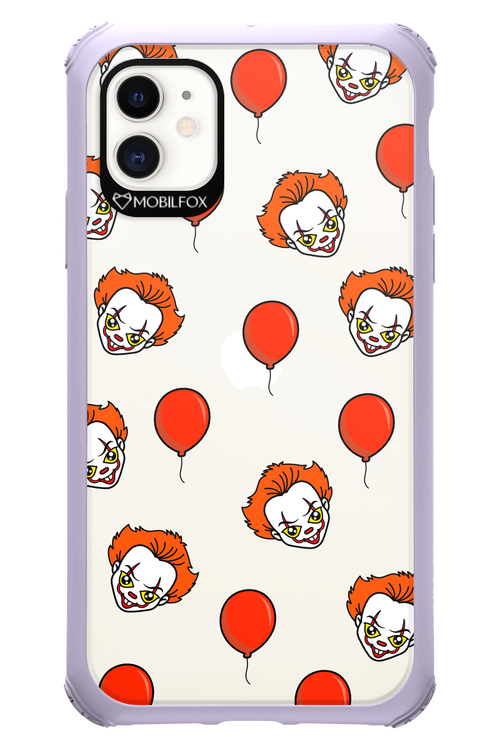 Mystery Clown (Transparent) - Apple iPhone 11