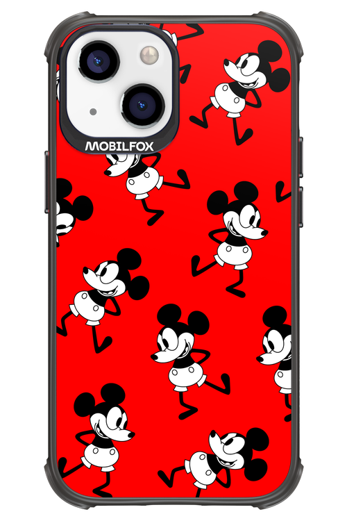 Iconic Mouse (red pattern) - Apple iPhone 13 Mini
