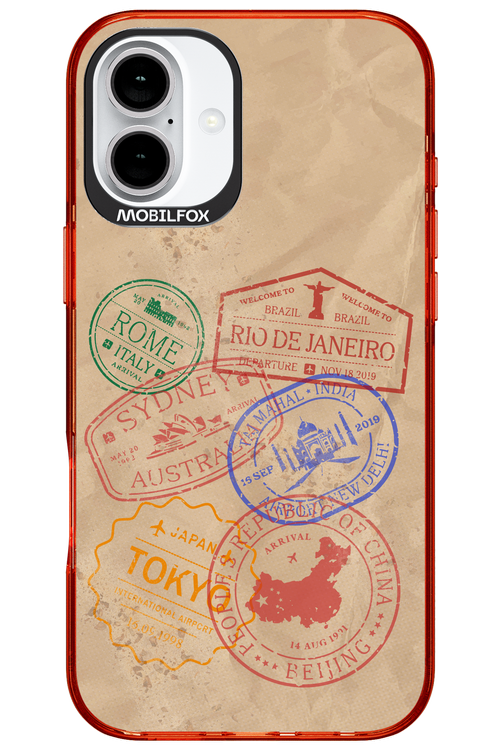 Travel Stamps 2.0 - Apple iPhone 16 Plus
