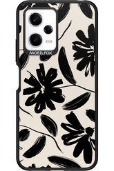 Monochrome Flowerss - Xiaomi Redmi Note 12 5G