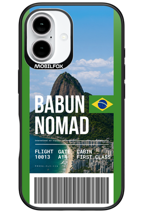 BABUN NOMAD (fly ticket) 2.0 - Apple iPhone 16