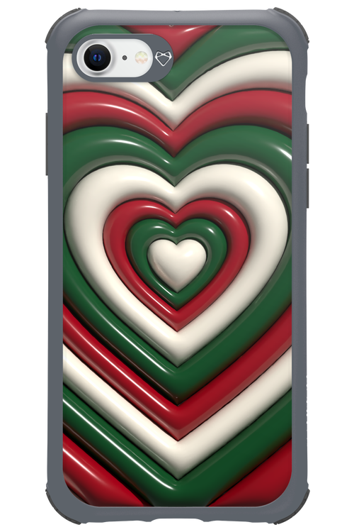 XMAS Hearts - Apple iPhone SE 2020