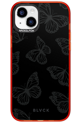 Black Butterflies - Apple iPhone 15 Plus