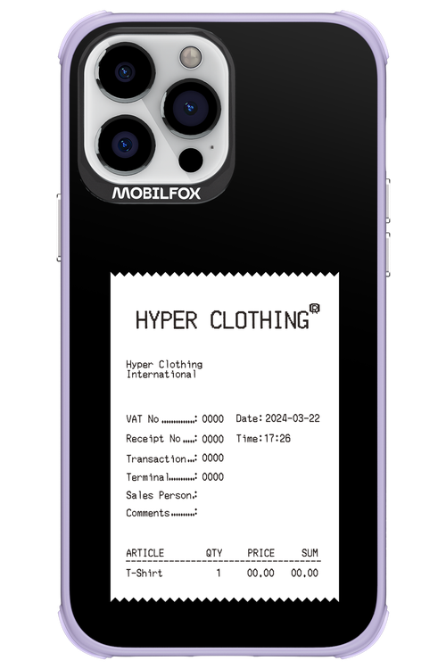 HYPER RECEIPT - Apple iPhone 13 Pro Max