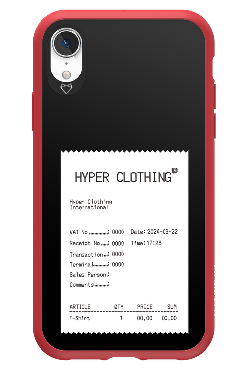 HYPER RECEIPT - Apple iPhone XR