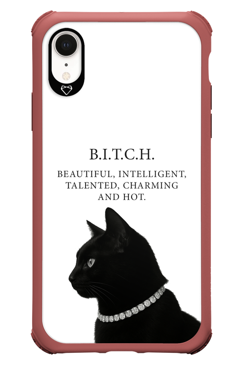 B. i. t. c. h. - Apple iPhone XR