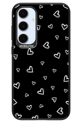 Monochrome Hearts 2.0 - Samsung S24 FE