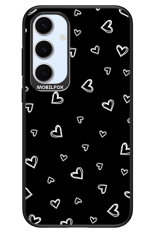 Monochrome Hearts 2.0 - Samsung S24 FE