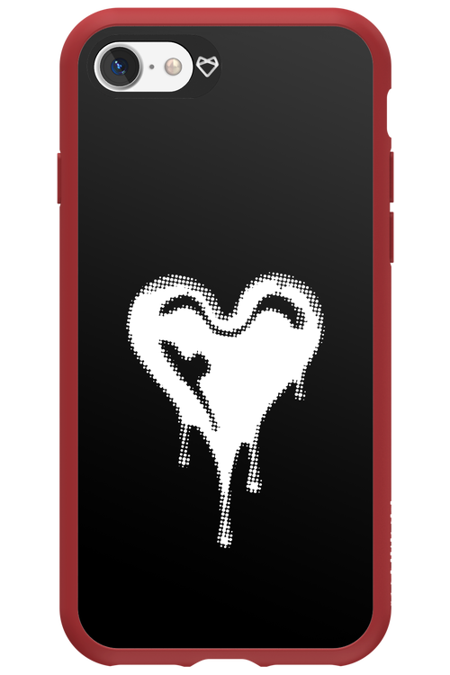 Heart Black - Apple iPhone 7