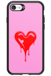 Heart Pink - Apple iPhone 7