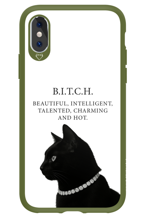 B. i. t. c. h. - Apple iPhone XS