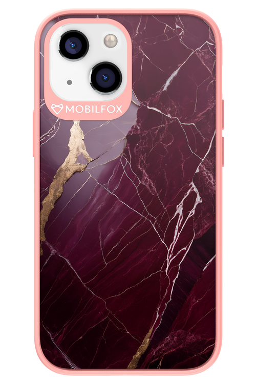 Burgundy Marble - Apple iPhone 13 Mini