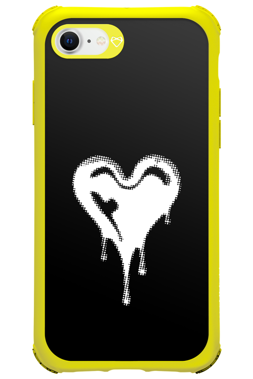 Heart Black - Apple iPhone 7