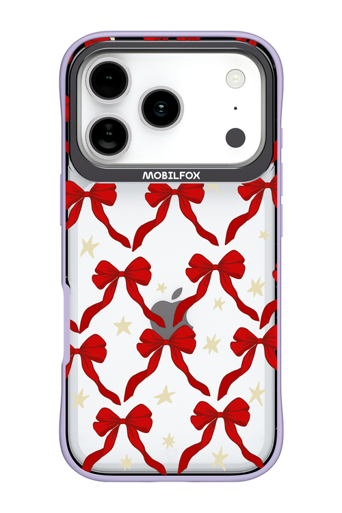 Bow & Stars (Transparent) - Apple iPhone 17 Pro