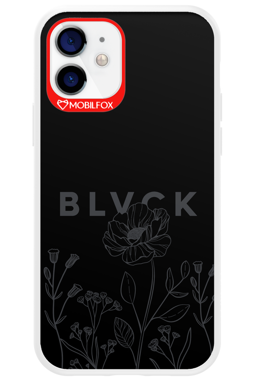 Black Flowers - Apple iPhone 12