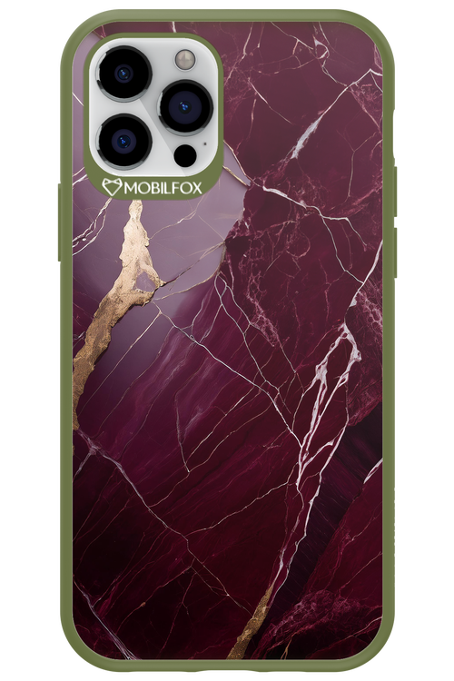 Burgundy Marble 2.0 - Apple iPhone 12 Pro