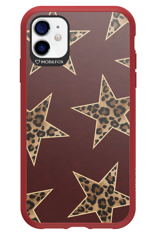 Wild Stars Burgundy - Apple iPhone 11