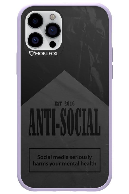 ANTI-SOCIAL (BLVCK) 2.0 - Apple iPhone 12 Pro