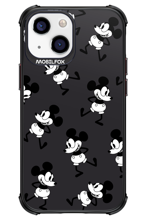 Iconic Mouse (antracite pattern) - Apple iPhone 13 Mini