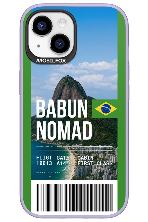 BABUN NOMAD (fly ticket) 2.0 - Apple iPhone 15
