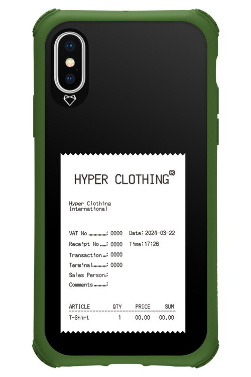 HYPER RECEIPT - Apple iPhone X