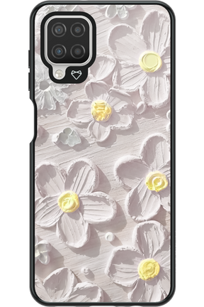 White Flowers - Samsung Galaxy A12