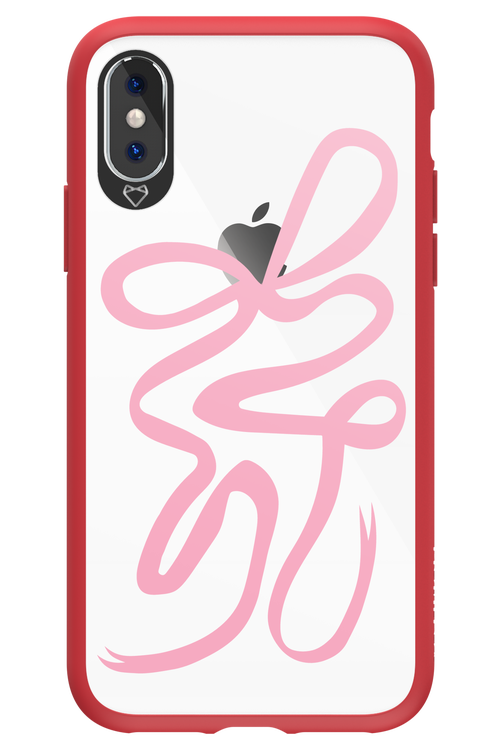 Pink Bow - Apple iPhone XS