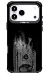 Money Burn B&W - Apple iPhone 17 Pro Max