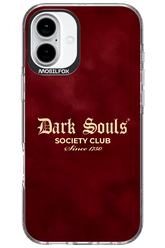Dark Souls (Burgundy) - Apple iPhone 16 Plus