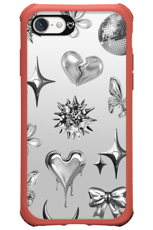 Silver Zone Transparent - Apple iPhone 7