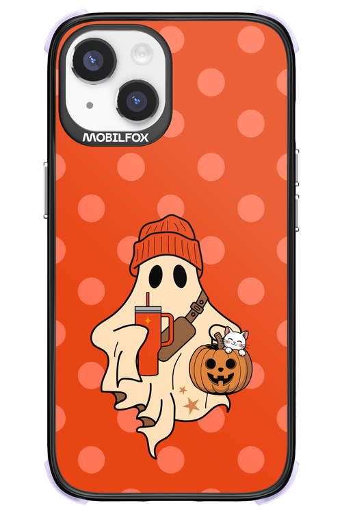 Ghost Girl (Orange) - Apple iPhone 14