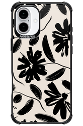 Monochrome Flowerss - Apple iPhone 16 Plus