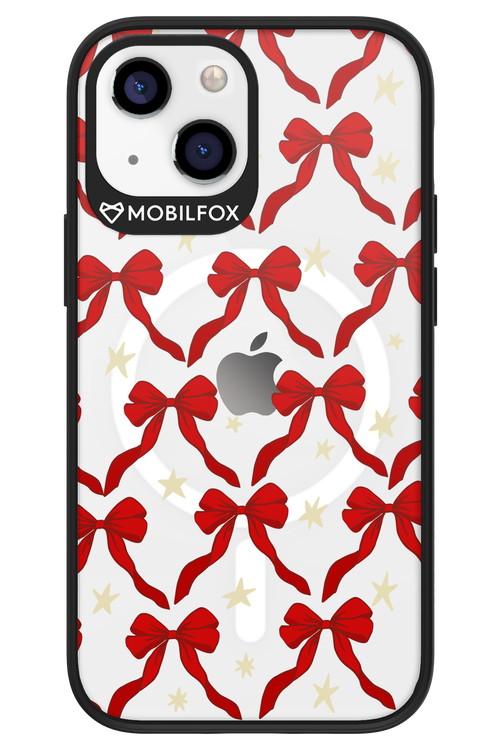Bow & Stars (Transparent) - Apple iPhone 13 Mini
