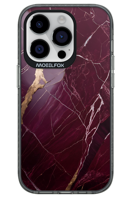 Burgundy Marble 2.0 - Apple iPhone 14 Pro