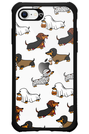 Scary Dachshund (Transparent) - Apple iPhone SE 2022