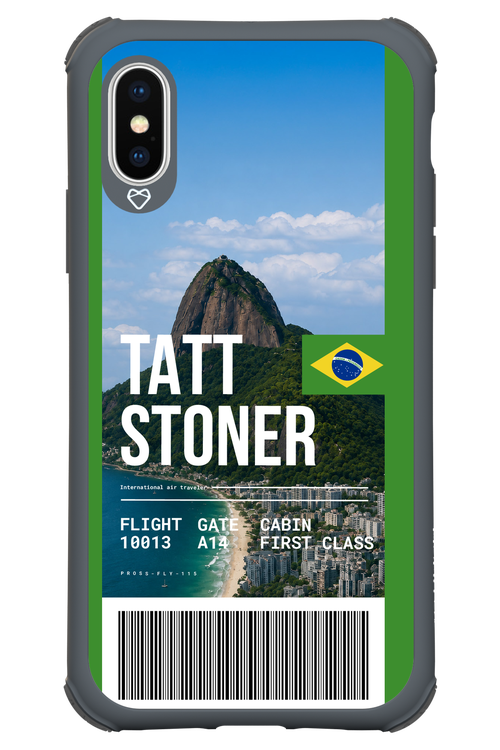 TATT STONER (fly ticket) 2.0 - Apple iPhone X