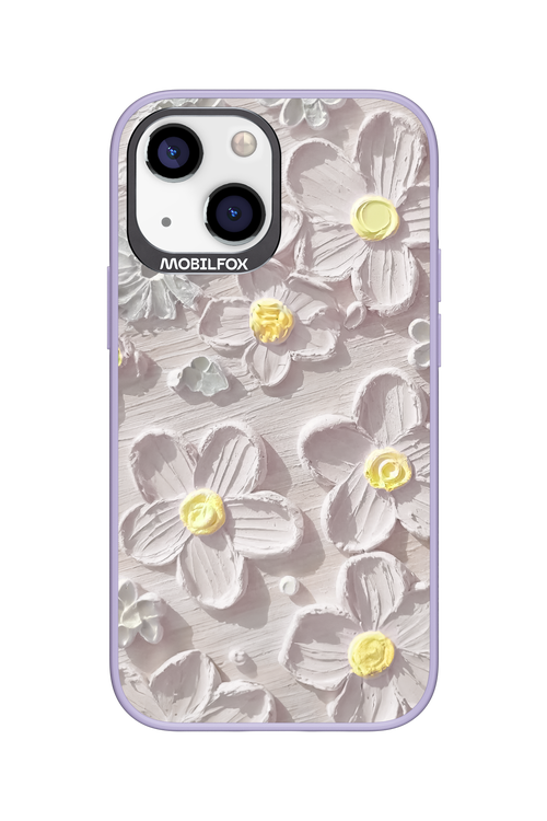 White Flowers - Apple iPhone 13 Mini