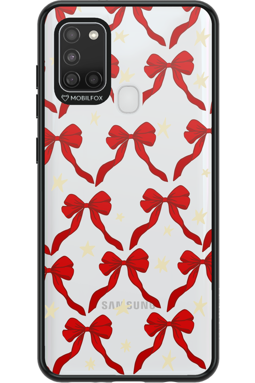 Bow & Stars (Transparent) - Samsung Galaxy A21 S