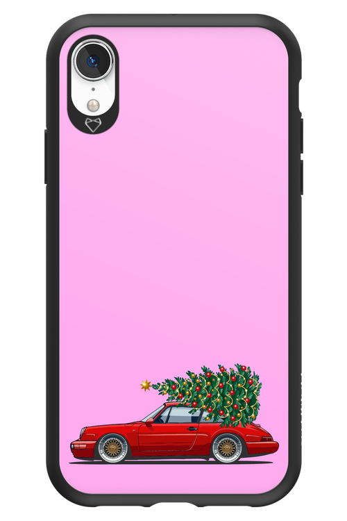 XMAS Car Pink - Apple iPhone XR