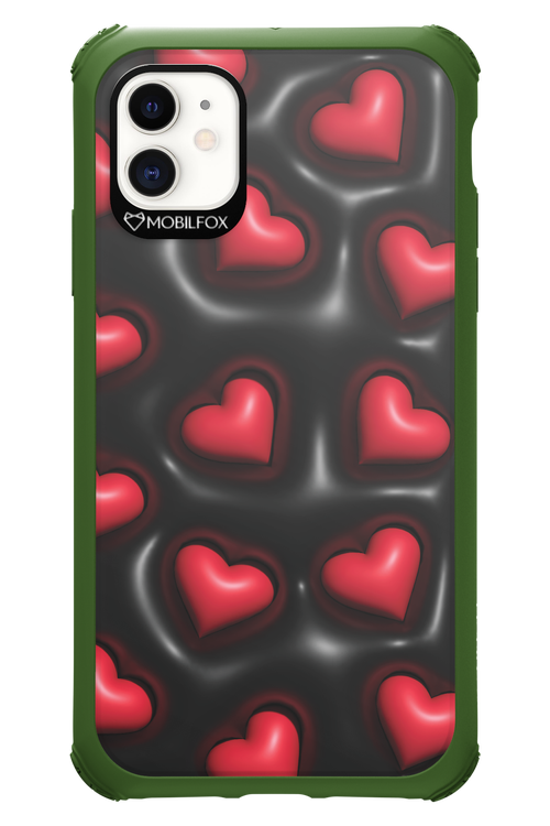 Hearts in love - Apple iPhone 11