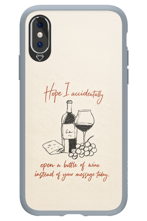 Bottle of wine 2.0 - Apple iPhone X