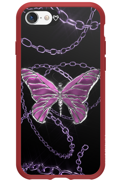 Butterfly Necklace - Apple iPhone SE 2020