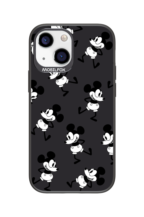 Iconic Mouse (antracite pattern) - Apple iPhone 13 Mini