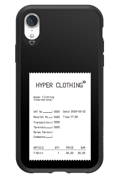 HYPER RECEIPT - Apple iPhone XR