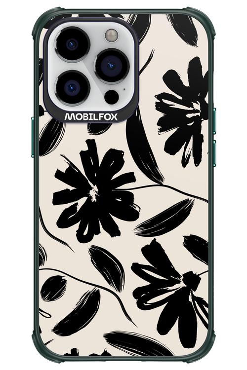Monochrome Flowerss 2.0 - Apple iPhone 13 Pro