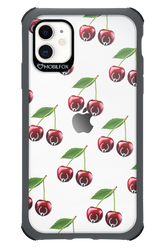 Spicy Cherries Transparent - Apple iPhone 11