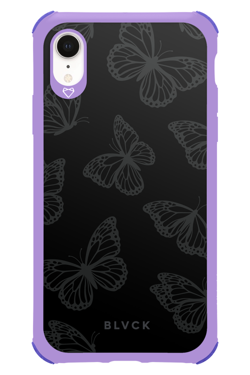 Black Butterflies - Apple iPhone XR