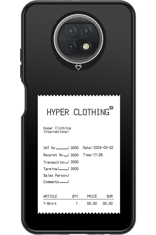 HYPER RECEIPT - Xiaomi Redmi Note 9T 5G